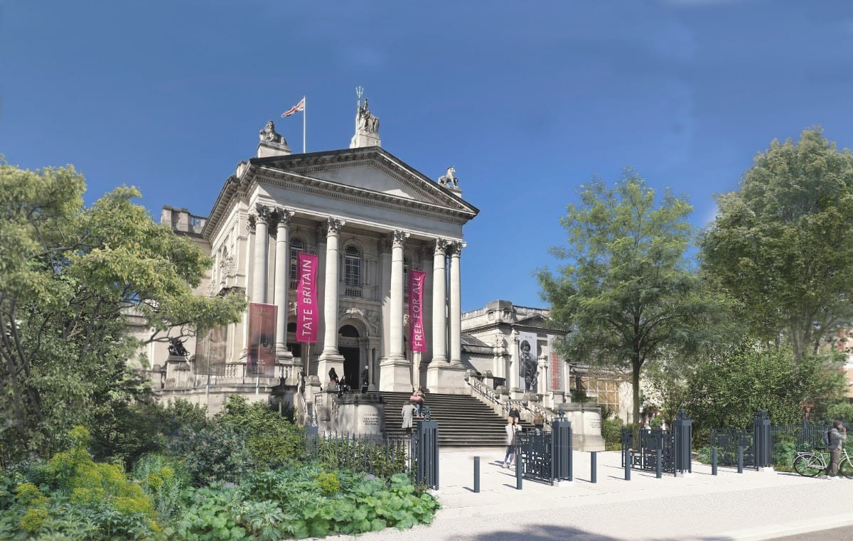 Các thiết kế cho Khu vườn Clore của Tate Britain. Hình ảnh được cung cấp bởi Tom Stuart-Smith Studio